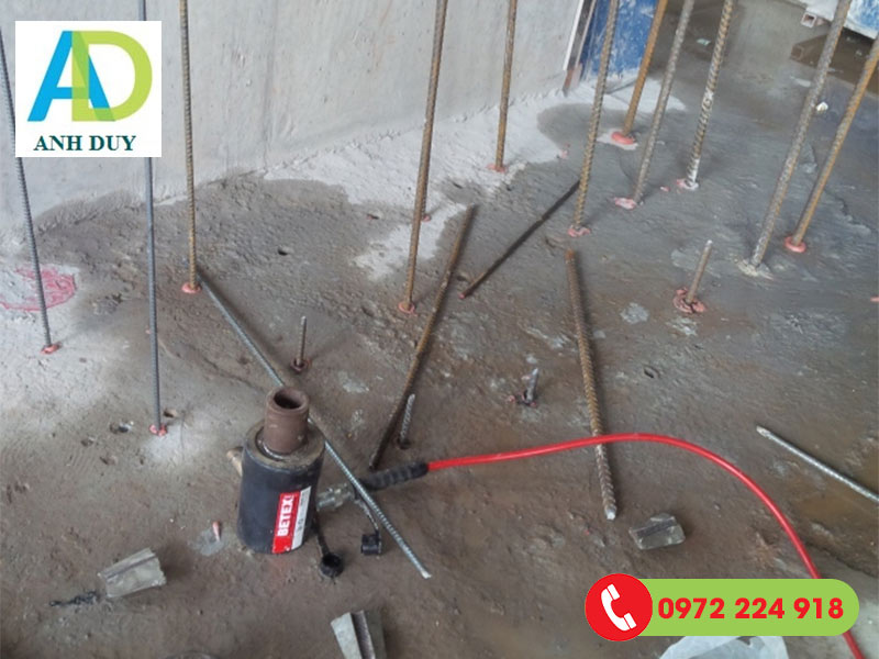 Các bước tiếp nhận nhu cầu khoan cấy thép Atlas Fixing AC500 