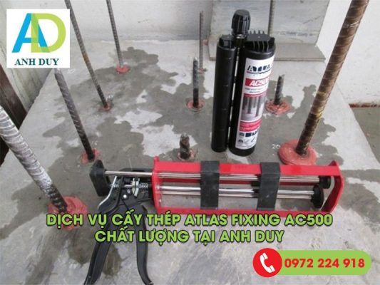 Khoan cấy thép Atlas Fixing AC500