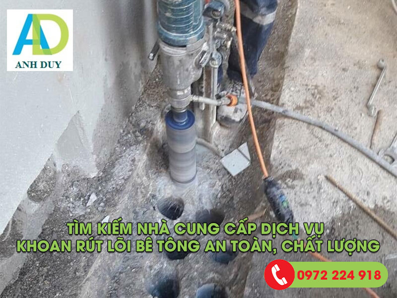 Khoan rút lõi bê tông