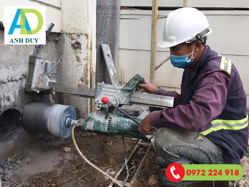 Quy trình khoan rút lõi bê tông tại Duy Anh