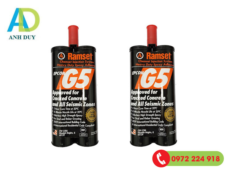 Các trường hợp nên sử dụng hóa chất Ramset Epcon G5