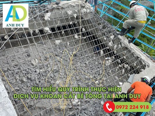 Khoan cắt bê tông