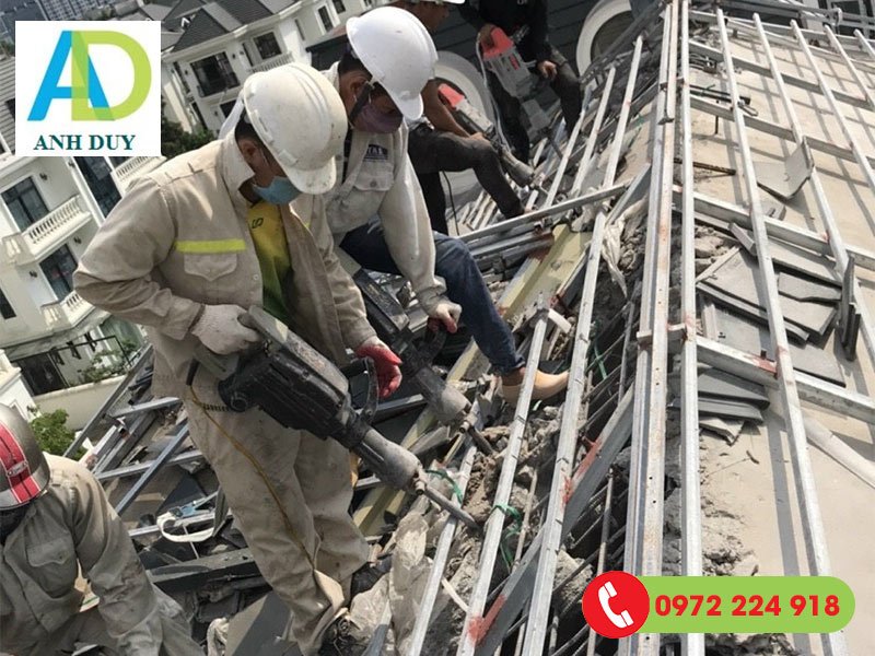 Triển khai thi công khoan cắt bê tông